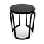 CST6782-NI Oak Side Table - Full Black