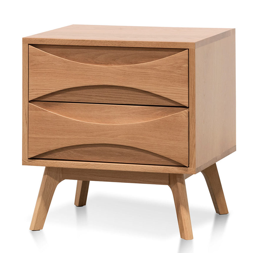 CST6805-OW 2 Drawer Bedside Table - Natural