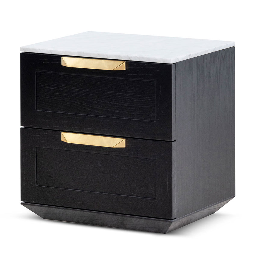 CCF8582-DW 1.3m Marble Coffee Table - Black