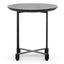 CST6865-SU Wooden Top Side Table - Full Black