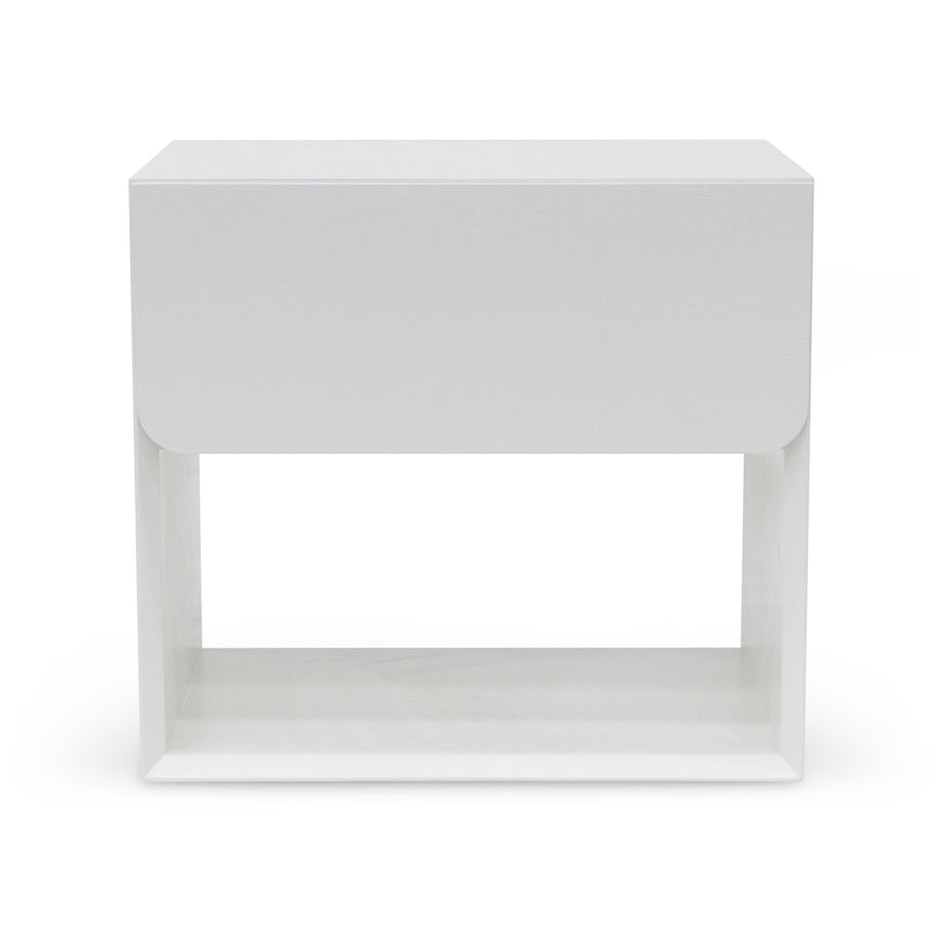 CST6911-CN Oak Bedside Table - White