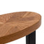 CST6991-VN Oval Side Table - European Knotty Oak