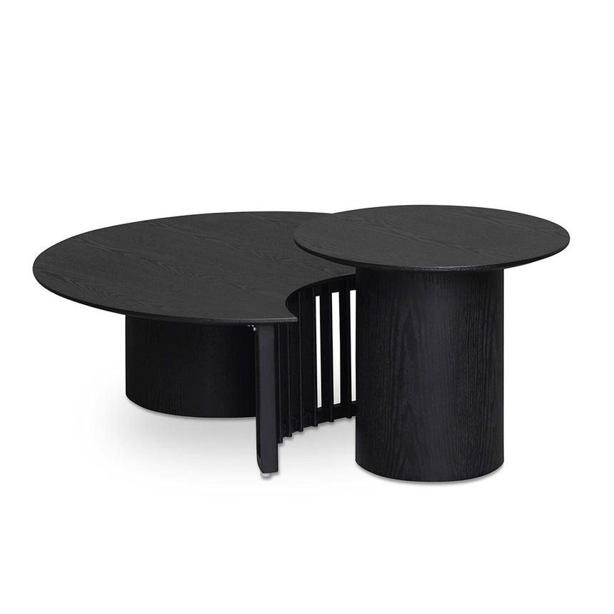 CST6918-SD Round Side Table - Full Black