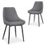 CDC2081-SE Dining  Chair - Dark Grey (Set of 2)