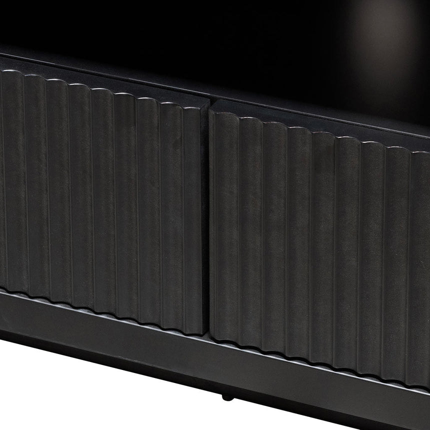 CTV6980-DW 2m Veneer Top Entertainment TV Unit - Full Black