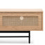 CTV6406-KD 2m Natural Oak TV Entertainment Unit - Rattan Doors