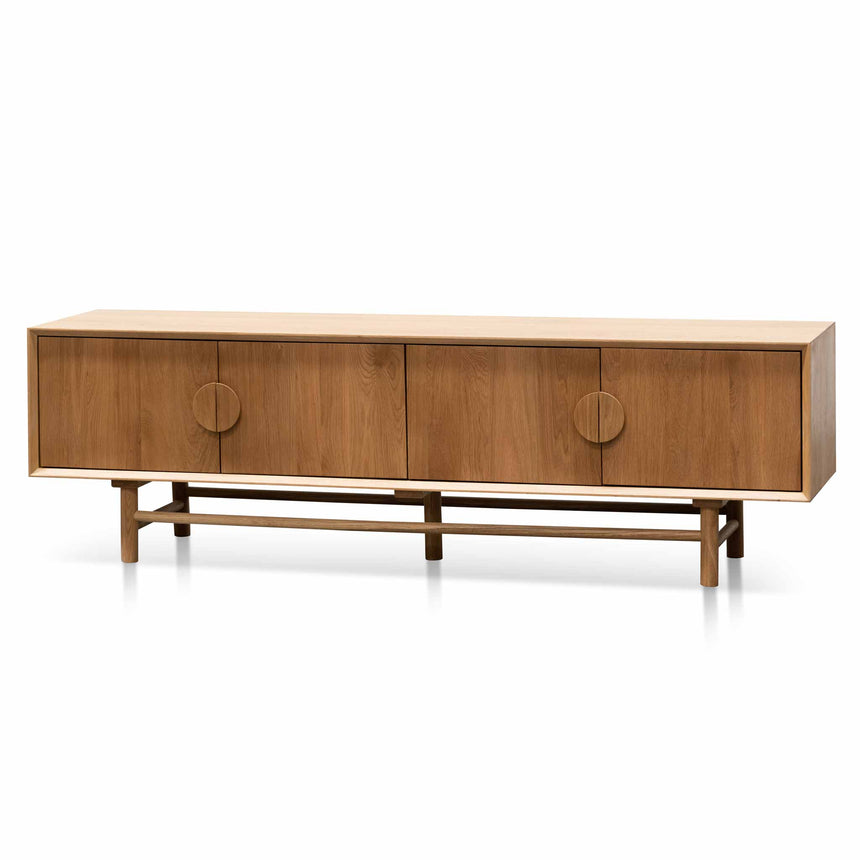 CTV6620-OW 1.8m Wooden TV Entertainment Unit - Natural