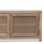 CTV6700 2m TV Entertainment Unit - Natural with Rattan Doors