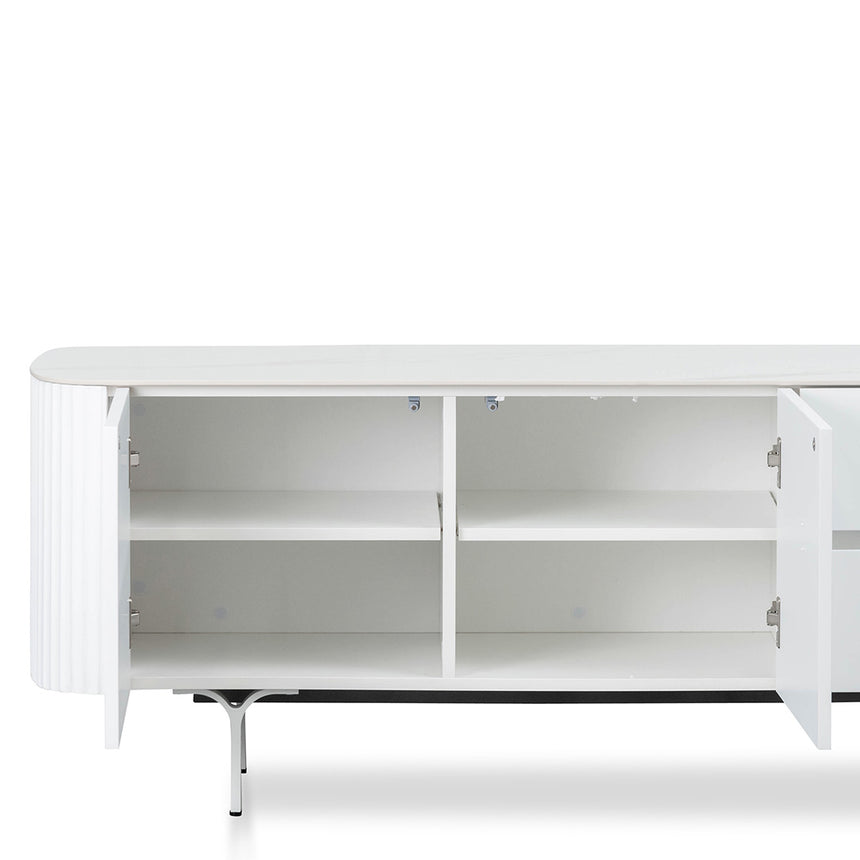 CTV8216-IG 1.8m Entertainment TV Unit - White