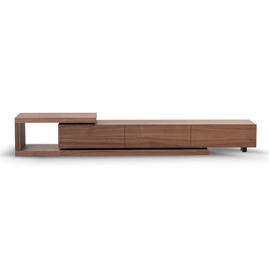 CTV8231-BB Extendable TV Entertainment Unit - Walnut