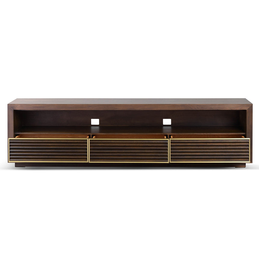 Ex Display - CTV8272-VA 2m TV Entertainment Unit - Walnut