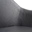 Ex Display - CDC2750-SE - PU Leather Dining Chair - Antique Black - Charcoal Velvet