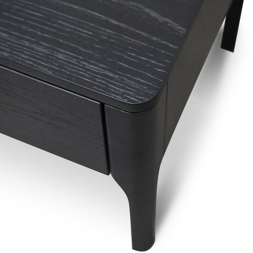 CST2809-CN Bedside Table - Black Veneer