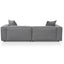 CLC2734-KSO 4 Seater Sofa with Cushion and Pillow - Graphite Grey
