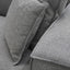 CLC2734-KSO 4 Seater Sofa with Cushion and Pillow - Graphite Grey