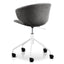 COC6194-LF Office Chair - Charcoal with White Base