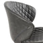 COC6194-LF Office Chair - Charcoal with White Base