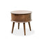 CST222WAL-VN Round Side Table - Walnut