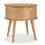 CST222WAL-VN Round Side Table - Walnut