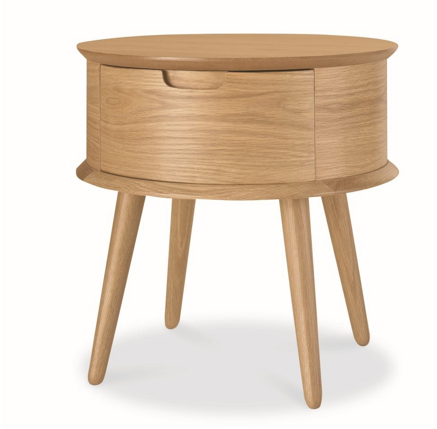 CST8850-IG Bedside Table - Full Matte Black