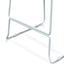 Ex Display - CBS2453-NH Bar Stool With Natural Timber Seat - White Frame