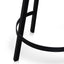 CBS2565-SU Bar Stool In Matt Black - Natural