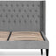 CBD6303-MI Queen Bed Frame - Flint Grey