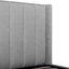 CBD6018-YO Fabric Queen Bed Frame - Pearl Grey with Storage