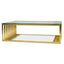CCF2353-KS 1.3m Glass Coffee Table - Gold Base
