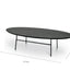 CCF2481-SD 117.5cm Coffee Table - Black Ash Veneer - Black Legs