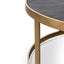 CCF2794-NI - Coffee Table - Black - Golden Base