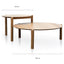 CCF2814-KD-CF2815-KD - Nest of Coffee tables - Natural