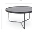 CCF391L-BB 90cm Round Coffee Table - Black Oak Top - Black Frame - Last one