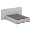 CBD6926-MI King Sized Bed Frame - Dusty Pepper Boucle with Storage