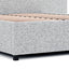 CBD6927-MI Queen Sized Bed Frame - Dusty Pepper Boucle with Storage