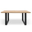 CDT545 Reclaimed Elm Wood 170cm Dining Table - Rustic Natural