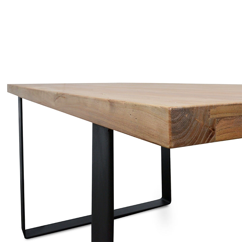CDT545 Reclaimed Elm Wood 170cm Dining Table - Rustic Natural