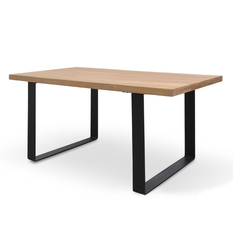 CDT350A Marble Dining Table 100cm - Aluminium