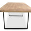 CDT542 Reclaimed Elm Wood Table 1.5m - Rustic Natural