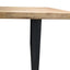 CDT542 Reclaimed Elm Wood Table 1.5m - Rustic Natural