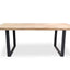 CDT542 Reclaimed Elm Wood Table 1.5m - Rustic Natural