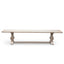 CDB2090 2m Reclaimed ELM Wood Bench - White Washed