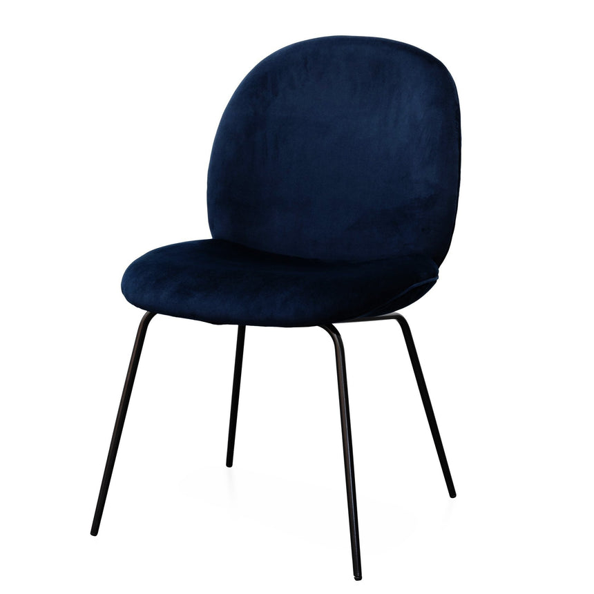 CDC6130-KSO Dining Chair - Navy Velvet