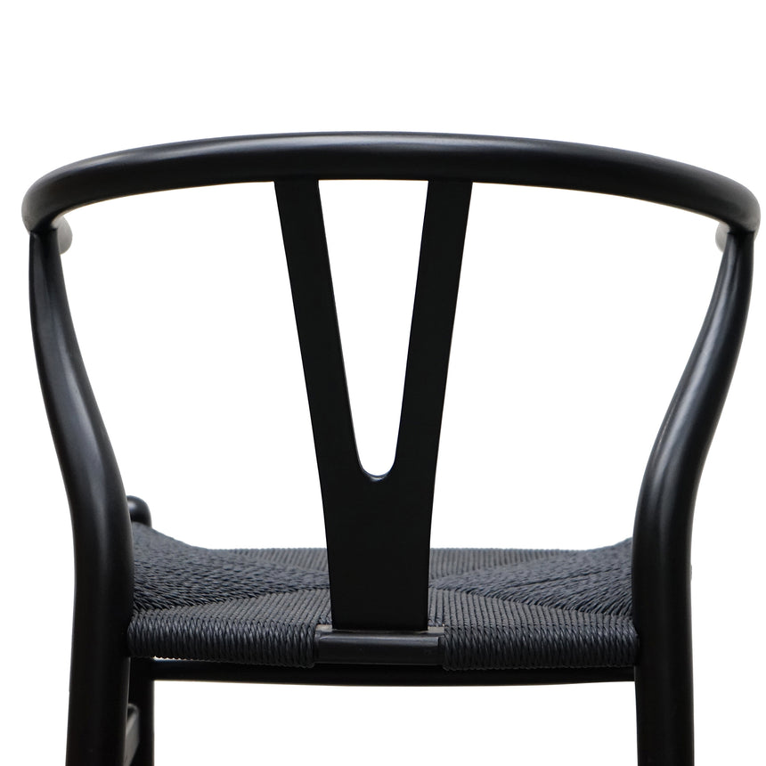 CDC2718-SD Cord Dining Chair - Full Black