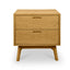 CCF487 Wooden Bedside Table - Natural Oak