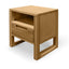 CCF500 1 Drawer Wooden Bedside Table - Natural Oak