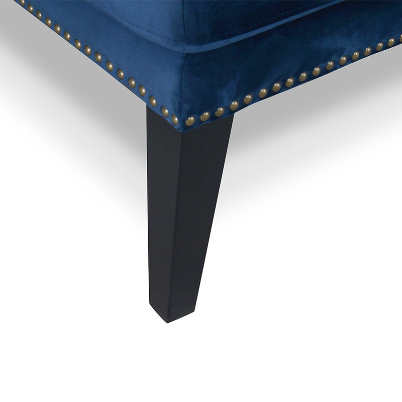 CLC2041-CA Velvet Lounge Chair in Navy Velvet Blue