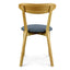 CDC440G  Dining  Chair Solid Natural Oak – Grey Fabric Seat