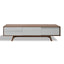 Ex Display - CTV360-BB 1.8m Scandinavian TV Entertainment Unit - Lowline - Walnut