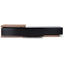 CTV1138-BB Extendable TV Entertainment Unit - Walnut - Black matt